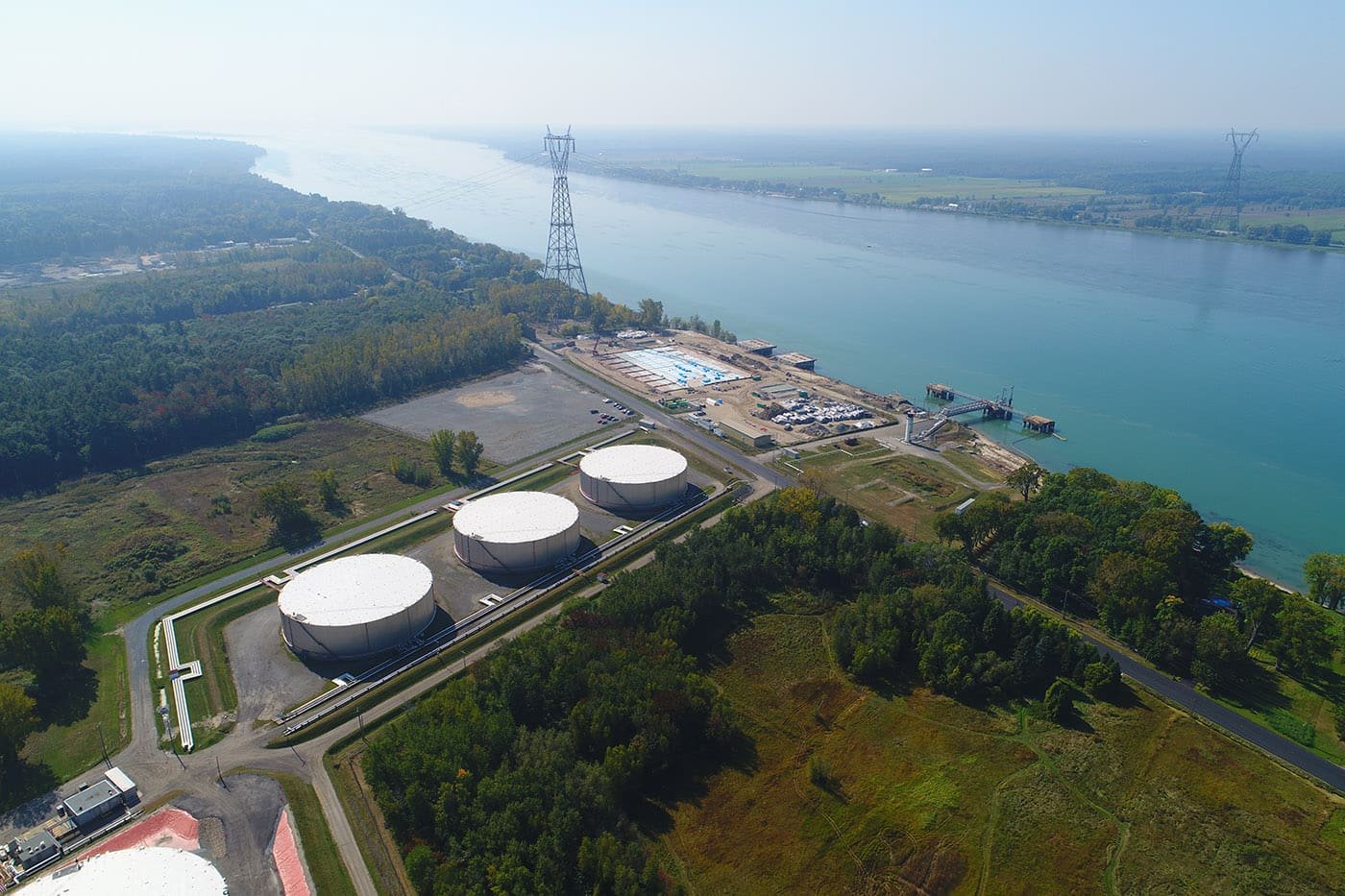 Crude oil storage terminal